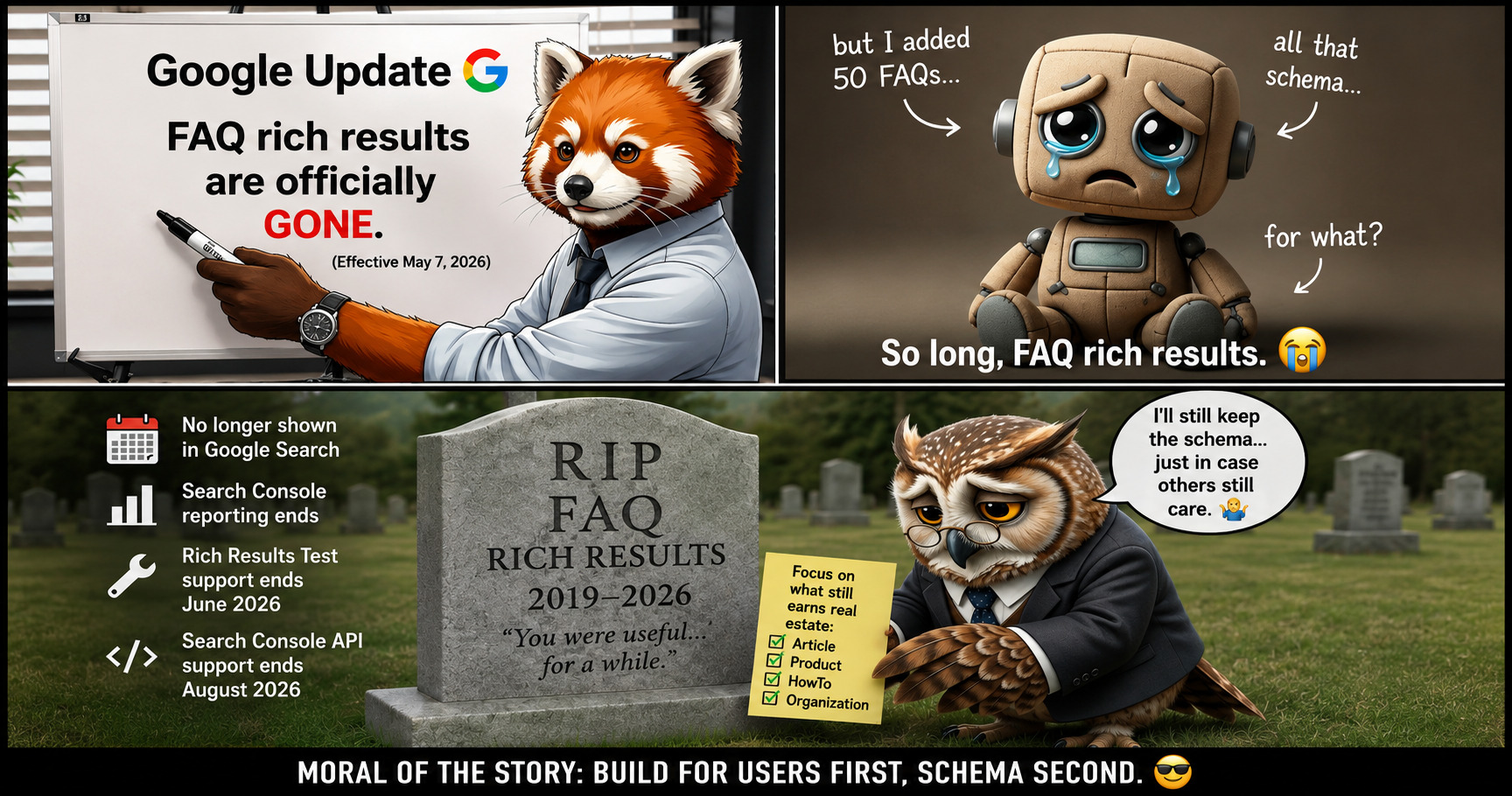 Google Killed FAQ Rich Results