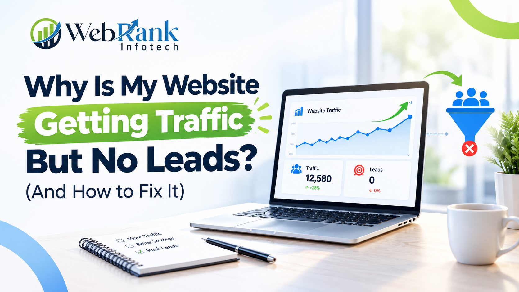 Why Is My Website Getting Traffic But No Leads? (And How to Fix It)